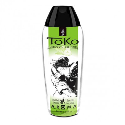 Lubrificante a base acquosa Shunga Toko Aroma gusto tè verde e pera 165 ml