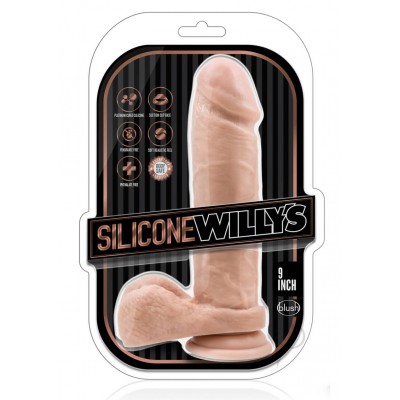 Fallo realistico in silicone con ventosa 23 X 5 cm