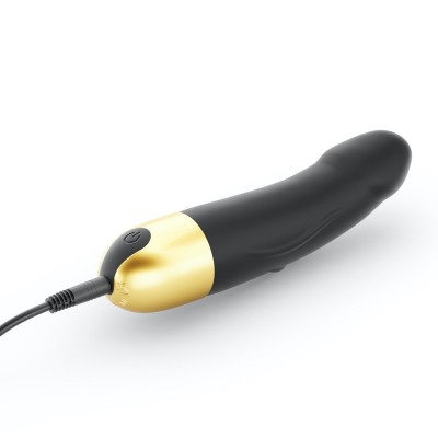Vibratore ricaricabile Dorcel REAL VIBRATION S 2.0 color nero e oro