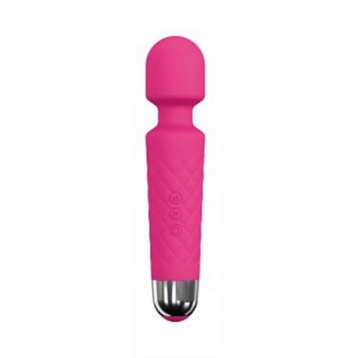 Stimolatore clitorideo in silicone ricaricabile 10 modalità di vibrazione, colore magenta