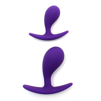 Set 2 Stimolatori Prostata in Silicone - Viola