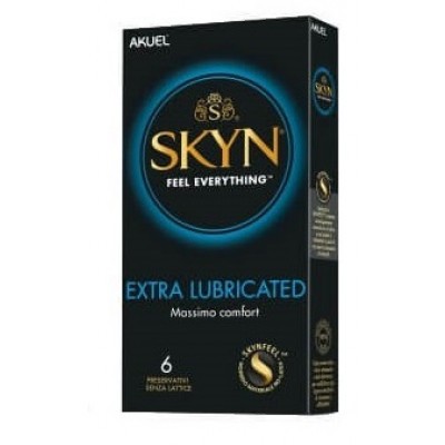 SKYN Profilattici Extra Lubrificati senza lattice 6 pezzi