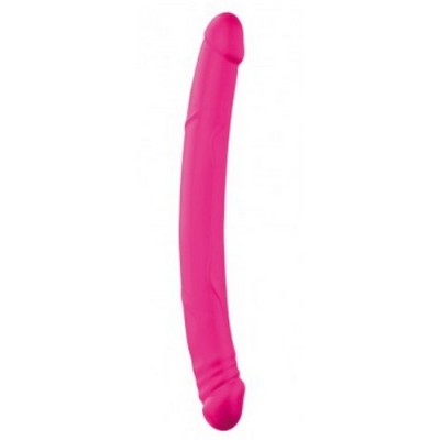 Dildo in silicone soft touch 42 cm x 4 cm magenta