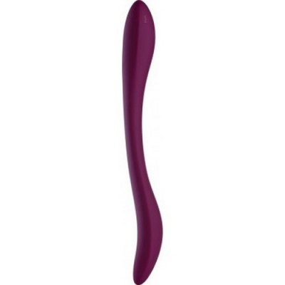 Fallo doppio in silicone SONIC - GRAPE Lunghezza 40 cm Diametro 3,5 - 4,5 cm