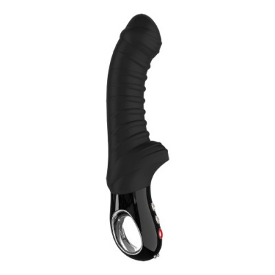 TIGER BLACK - vibratore ricaricabile in silicone