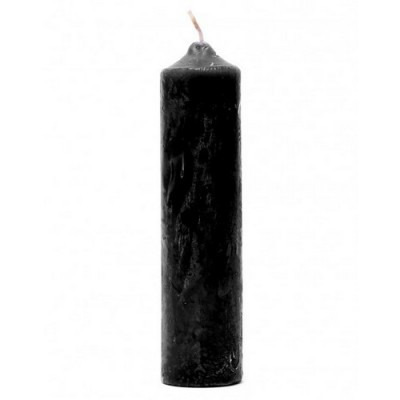 Candela bdsm colore nero 20 cm
